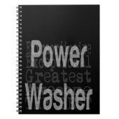 Power Washer Extraordinaire Notitieboek (Voorkant)