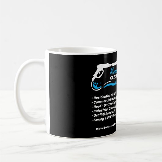 Power Washer House Cleaning Pressure Washing Koffiemok (Links)