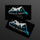 Power Washer Huis Reiniging Druk Wassen Visitekaartje