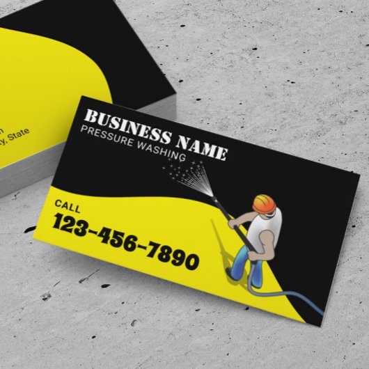 Power Washer Pressure Washing Pro House Cleaning B Visitekaartje