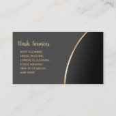 Power Washer Pressure Washing Pro House Cleaning Visitekaartje (Achterkant)