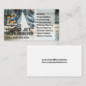 Power Washer Reiniging Pavement Visitekaartje (Voorkant / Achterkant)