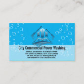 Power Washing Logo | Zeepbellen  Visitekaartje (Voorkant)