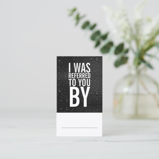 Power Washing Referral Kaart (Staand voorkant)