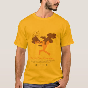 Power Yoga: Ultraman Pose (Ultramasana) T-shirt