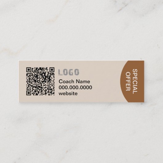 Power Yoga Visitekaartje (Achterkant)