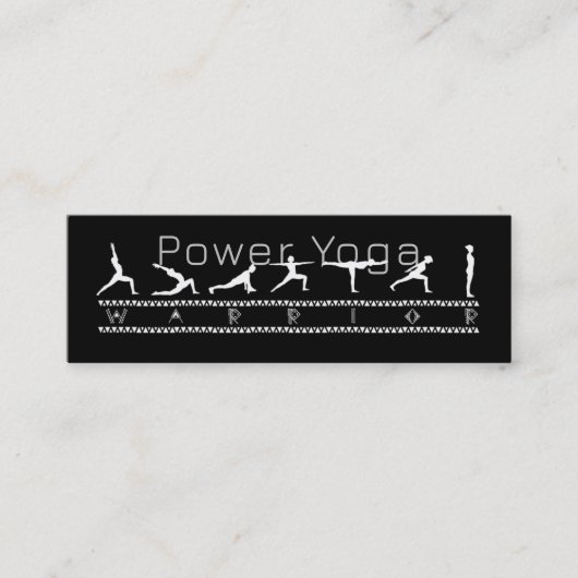 Power Yoga Visitekaartje (Voorkant)