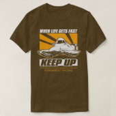 Powerboat Racing Keep Up T-shirt (Design voorkant)