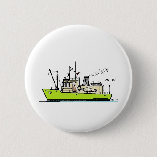 PowerBoat Ronde Button 5,7 Cm (Voorkant)