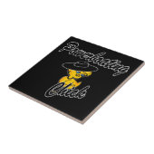 Powerboating Chick #4 Tegeltje (Zijkant)