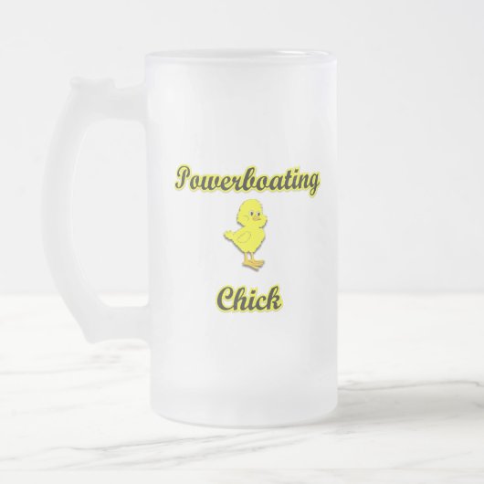 Powerboating Chick Matglas Bierpul (Links)