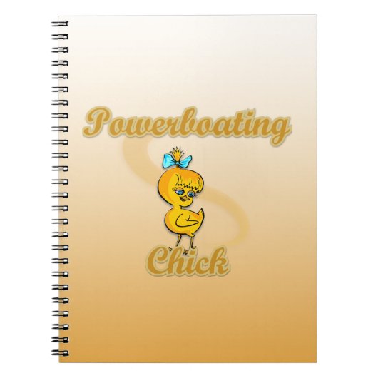 Powerboating Chick Notitieboek (Voorkant)