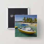 Powerboot en bananenboot vierkante button 5,1 cm (Voorkant /achterkant)
