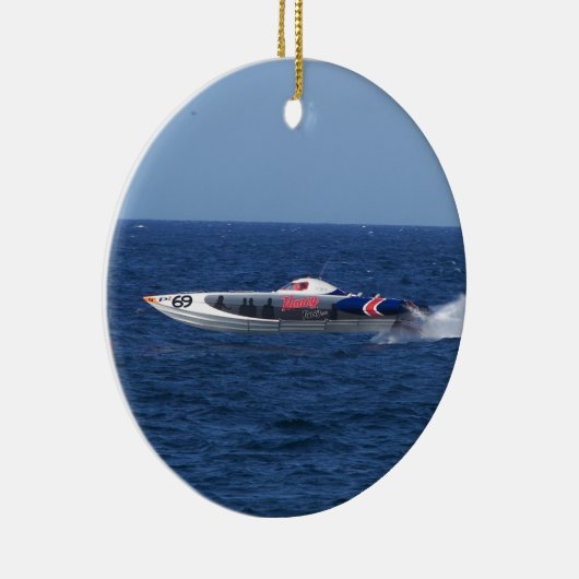 Powerboot Keramisch Ornament (Rechts)