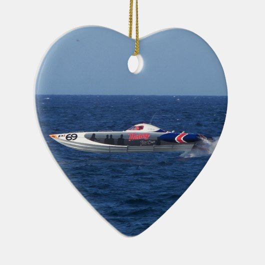Powerboot Keramisch Ornament (Rechts)