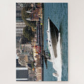 Powerboot op Sydney Harbour, Australië Legpuzzel (Verticaal)