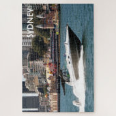 Powerboot op Sydney Harbour, Australië Legpuzzel (Verticaal)