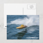 Powerboot Racing Briefkaart (Voorkant / Achterkant)