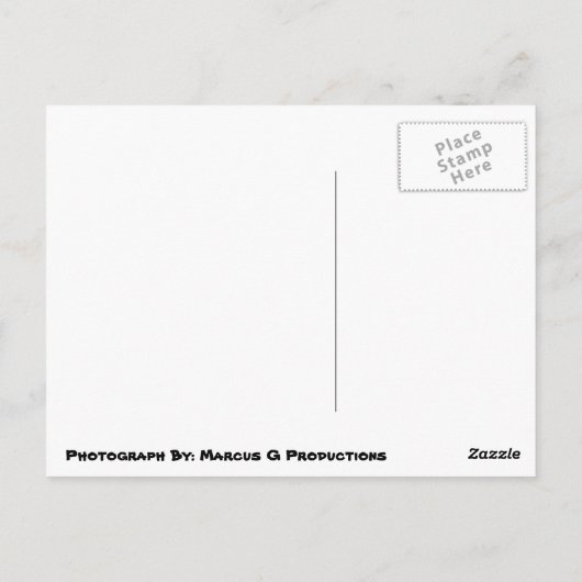 Powerboot Racing Briefkaart (Achterkant)