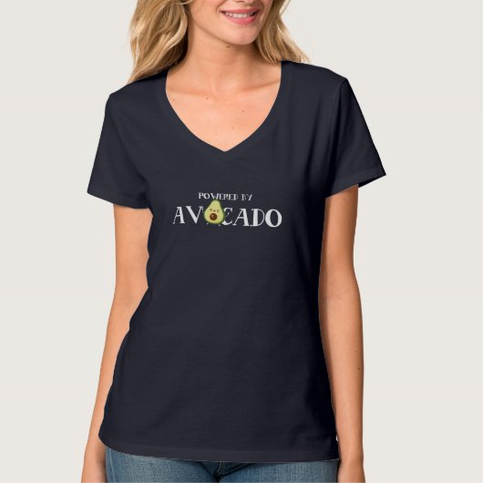 Powered Avocado Guacamole Toast Superfood Vegetari T-shirt (Voorkant)