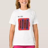 Powered by ADHD T-shirt (Voorkant)