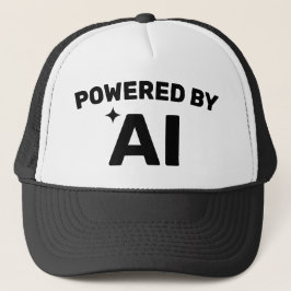 Powered by AI™ Trucker Hat (Customize It!) Trucker Pet