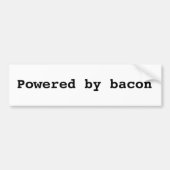 Powered by Bacon Bumpersticker (Voorkant)