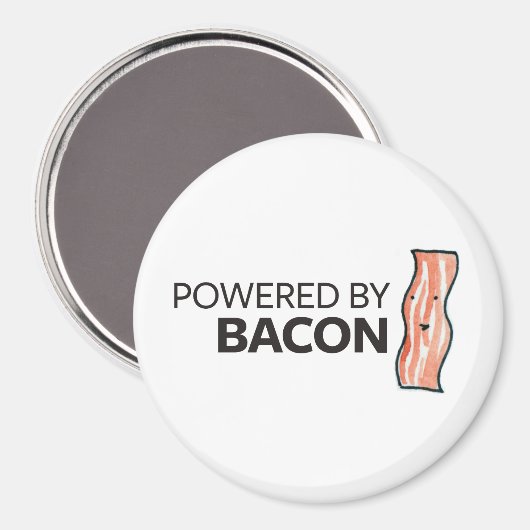 Powered by Bacon Magneet (Voorkant / Achterkant)