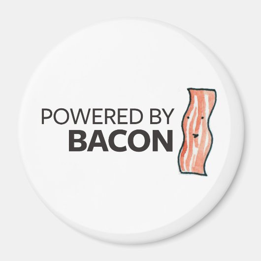 Powered by Bacon Magneet (Voorkant)
