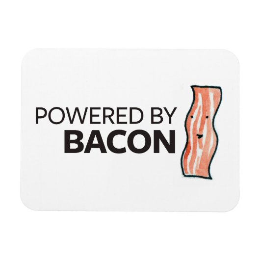 Powered by Bacon Magneet (Horizontaal)