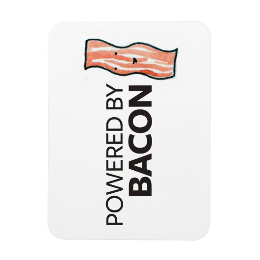 Powered by Bacon Magneet (Verticaal)
