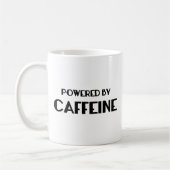 Powered by Caffeine Coffee Mok (Links)