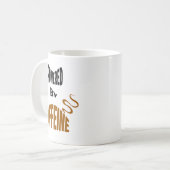 Powered By Caffeine Koffiemok (Voorkant links)