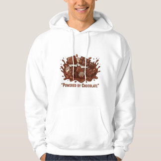 Powered by Chocolate – National Chocolates Day Art Hoodie