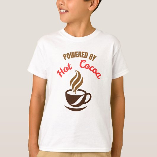 Powered by Cocoa T-shirt (Voorkant)