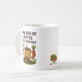 Powered By Coffee And Compost @TLCInTheGarden  Koffiemok (Voorkant links)