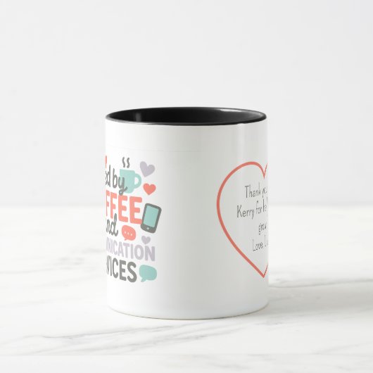 Powered by Coffee & Communication Devices Mok (Midden)