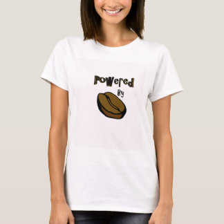 Powered by Coffee Dames T-shirt