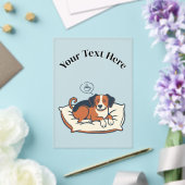 Powered by Coffee & Dog Dreams Acryl Uitnodigingen (Insitu (Huwelijk))