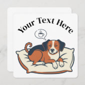 Powered by Coffee & Dog Dreams Kaart (Voorkant / Achterkant)