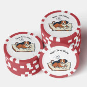 Powered by Coffee & Dog Dreams Poker Chips (Opstapeling)