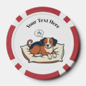 Powered by Coffee & Dog Dreams Poker Chips (Achterkant)