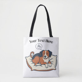Powered by Coffee & Dog Dreams Tote Bag