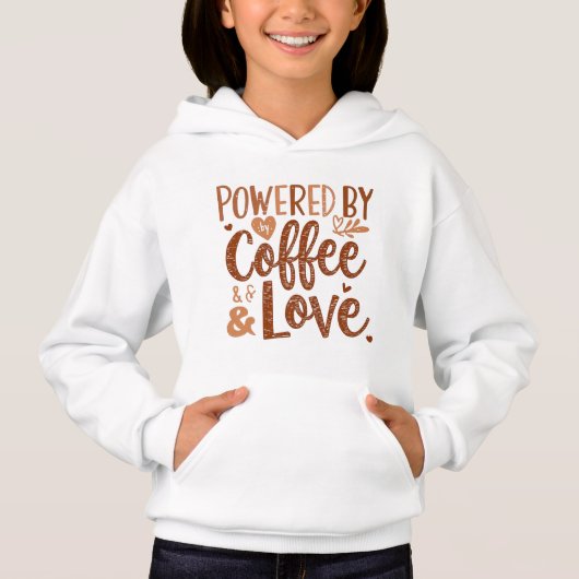 Powered by Coffee & Love – Cute Mom Life Design (Voorkant)