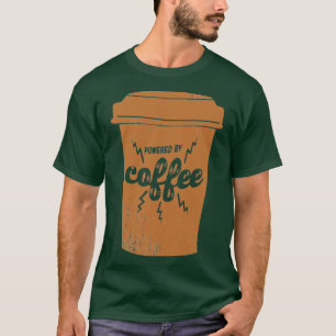 Powered by Coffee paper coffeeshop 1 T-shirt