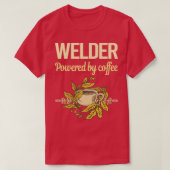 Powered by Coffee Welder T-shirt (Design voorkant)