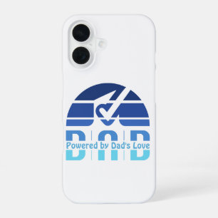 Powered by Dad's Love: herinneringen maken met knu iPhone 16 Hoesje