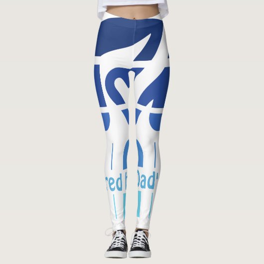 Powered by Dad's Love: herinneringen maken met knu Leggings (Voorkant)