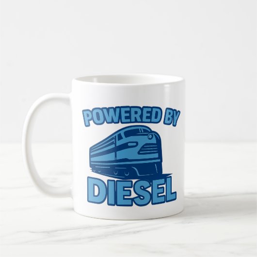 Powered by Diesel Koffiemok (Links)