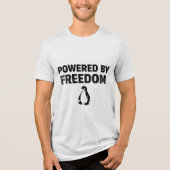 Powered By Freedom Tri-Blend Shirt (Voorkant)